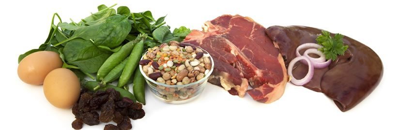 30 alimentos ricos em ferro para combater a anemia