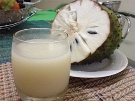 Propriedades do suco de graviola para a saúde
