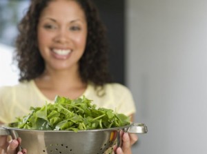 Propriedades das verduras de folha verde