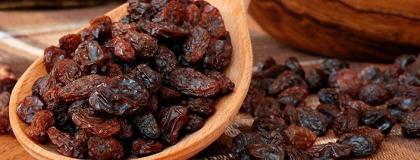 Propriedades das uvas passas