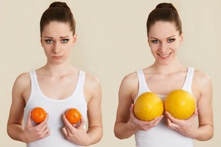 Alimentos para aumentar os seios