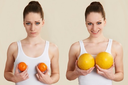 Alimentos para aumentar os seios