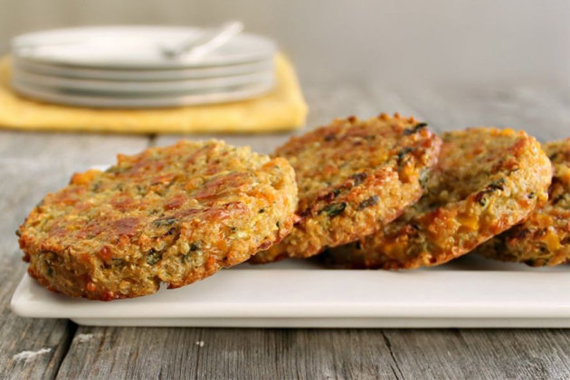 Hambúrguer de quinoa